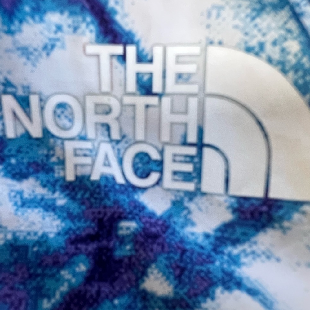 NORTH FACE GIRLS PRINTED ALTA VISTA RAIN JACKET W/ HOOD. PAISLEY PURPLE LARGE - Picture 10 of 10